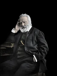 Portrait of English writer Victor Hugo