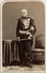 Portrait of Esprit Victor Elisabeth Boniface de Castellane, marshal of France, French military was born in Paris on 21 March 1788 and died in Lyon on 16 September 1862