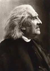 Portrait of Franz Liszt (1811-1886), Hungarian composer and pianist.