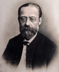 Portrait of Friedrich Smetana (engraving after photo)