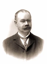 Portrait of Hermann Hollerith (1860-1929), American statistician
