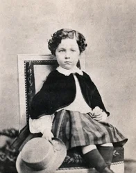 Portrait of Imperial Prince Eugene Louis Napoleon Bonaparte (1856-1879), son of Napoleon III. Anonymous photograph taken at Fontainebleau in June 1860