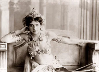 Portrait of Mata Hari, Dutch Dancer and Spy