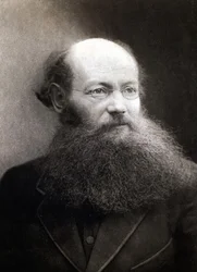 Portrait of Prince Peter Kropotkin, Russian Revolutionary and Anarchist