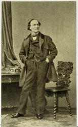 Portrait of Robert Houdin in 1855 (French Magician of the 19th Century)