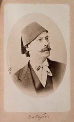 Portrait of Italian Conductor, Double Bass Musician and Composer Giovanni Bottesini (1821-1889)