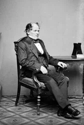 Portrait of the American Meteorologist and Oceanographer Matthew Fontaine Maury (1806-1873)