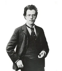 Portrait of the Austrian composer and conductor Gustav Mahler