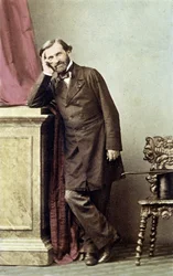 Portrait of the Italian composer Giuseppe Verdi