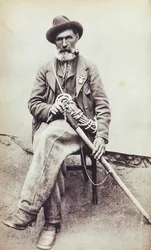 Portrait of the Italian Mountaineer Jean-Antoine Carrel (Valtournenche)
