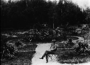 Portrait of the composer Pyotr Ilyich Tchaikovsky