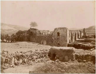 Ruins of Holy Forty Martyrs Church, Sebaste, Turkey, ca 1890