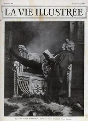 Sarah Bernhardt in the Role of Hamlet by Shakespeare - Cover of the Illustrated Life of 1899