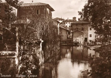 Tarcento, reflections on water