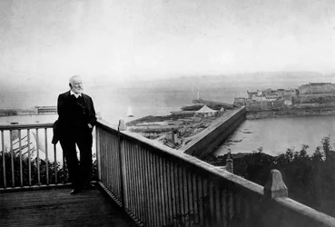 Victor Hugo at Hauteville House During Exile in Guernsey, 1868