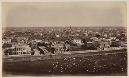 View from the Ochterlony Monument, Calcutta