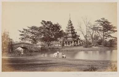 View of Eden Gardens, Calcutta