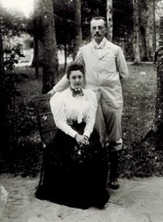 Vladimir Dmitrievich Nabokov (1870-1922) and Elena Ivanovna Rukavishnikova (1876-1939)