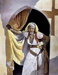 Young Tunisian woman. Photography 1893