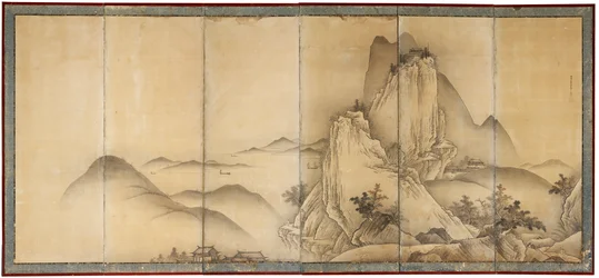 Landscape with Travelers on Mountain Paths
