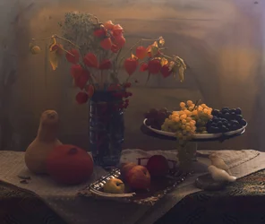 Autumn Fruit Still Life