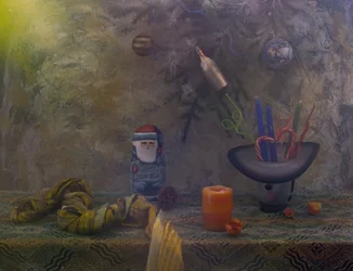 Cozy Christmas Still Life