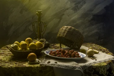 Dark Still Life Fruits