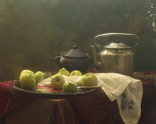 Rustic Quince Still Life