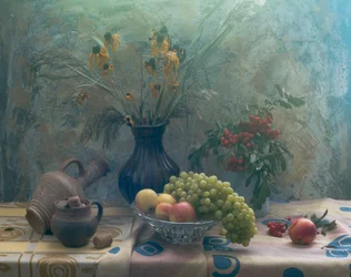 Still Life with Blue Autumn