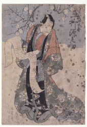 Mimasu Gennosuke in the Role of Soga Jūrō