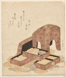 Calligraphy Set with Trays of Various Seals