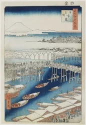 Clear Weather After Snow, Nihonbashi Bridge, May 1856