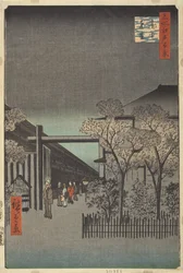 Dawn inside the Yoshiwara