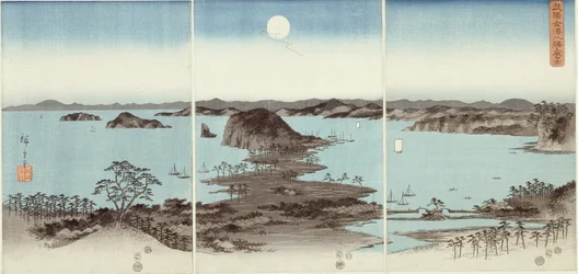 Evening View of Eight Famous Sites at Kanazawa