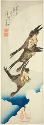 Flying Geese and Full Moon