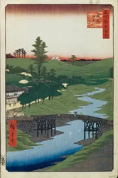 Hiroo on Furukawa River, One Hundred Famous Views of Edo, 1856-1858