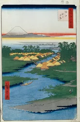 Horie and Nekozane One Hundred Famous Views of Edo