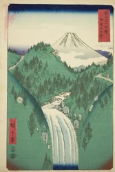 In the Mountains of Izu Province, from the series "Thirty-six Views of Mount Fuji"