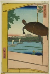 Mannen Bridge, Fukagawa, from the series "One Hundred Famous Views of Edo"
