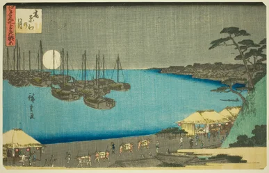 Moon at Takanawa, from the series "Three Views of Famous Places in Edo"