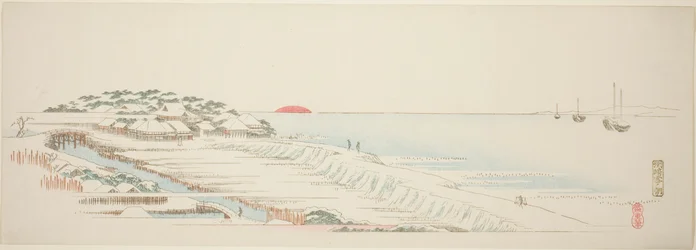 Morning Snow at Susaki, from the series 
