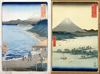 Mountains and Coastline, Two Views from 