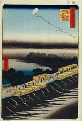 Nihon Embankment and Yoshiwara One Hundred Famous Views of Edo