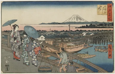 Nihonbashi Bridge and Edo Bridge