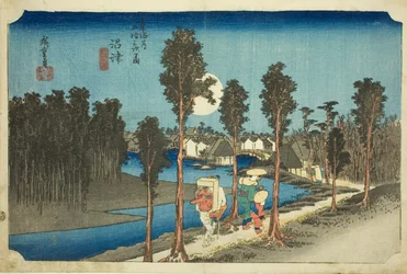 Numazu—Dusk, from the series The Fifty-Three Stations of the Tōkaidō Road
