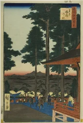 Oji Inari Shrine, from the series “One Hundred Famous Views of Edo”