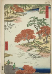 Precincts of the Akiba Shrine, Ukeji, from the Series 