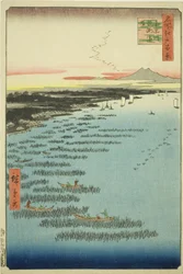 Samezu Coast in South Shinagawa, from the series 