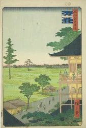 Sazai Hall of the Five Hundred Rakan Temple, from the series 