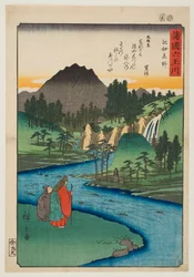 The Kōya Jewel River in Kii Province, from the series “Six Jewel Rivers in Various Provinces”